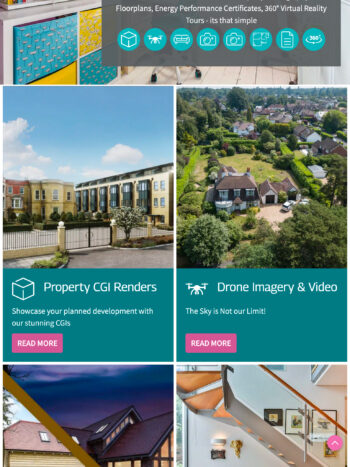 Property & Professional Photography Website Design for Emzo Marketing in Gosport, Hampshire