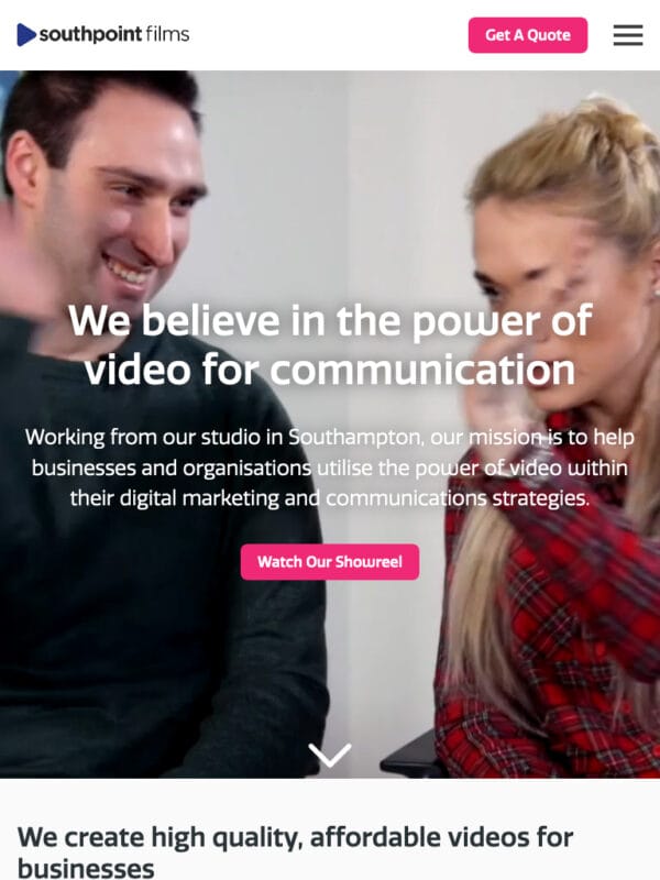 Southpoint Films Tablet Preview