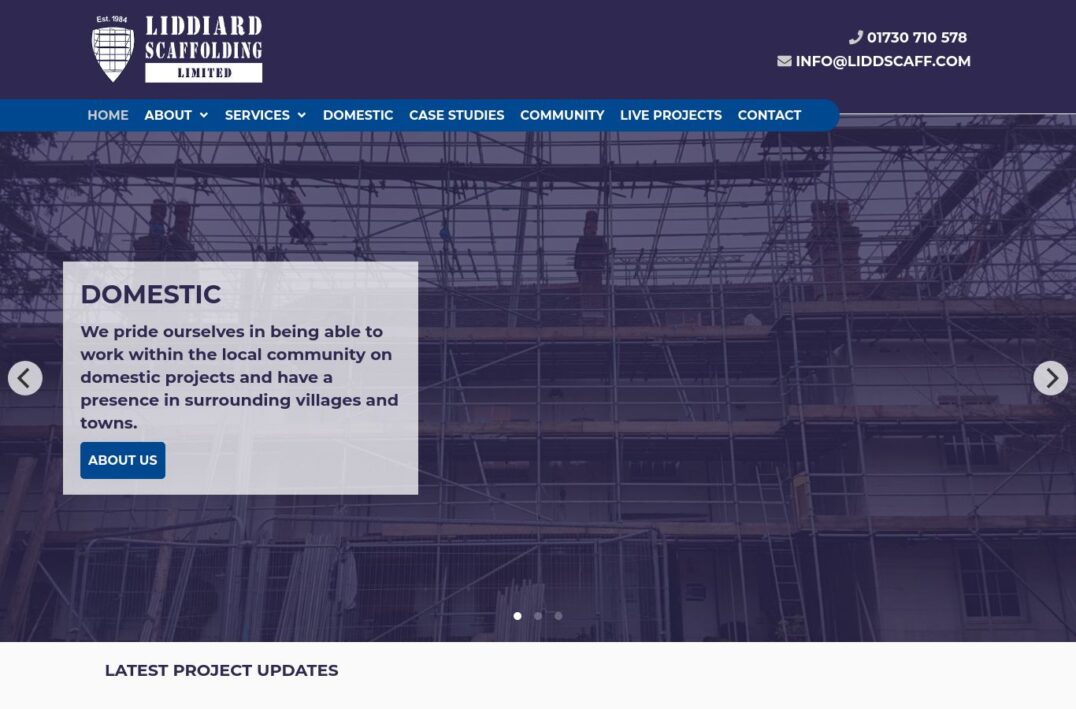 Liddiard Scaffolding Desktop