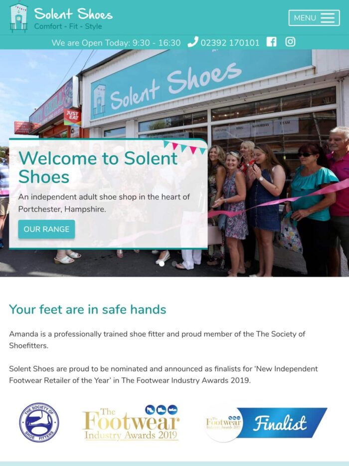 Solent Shoes Tablet