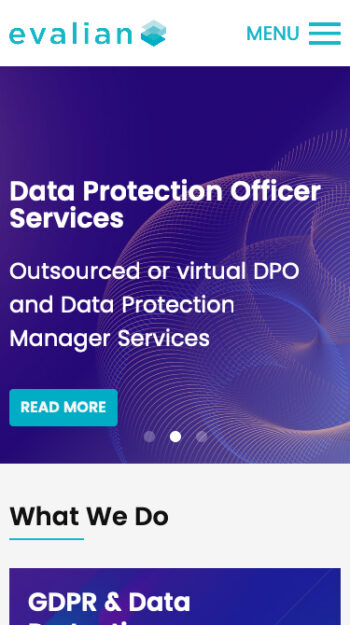 Information Security Website Design for Evalian in Southampton, Hampshire