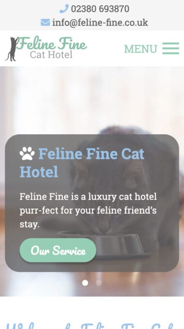 Feline Fine Cat Hotel Mobile Preview