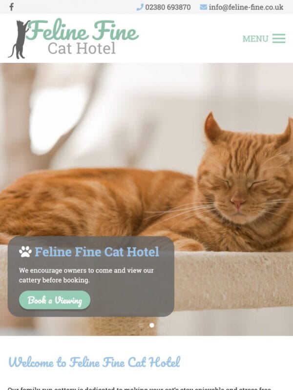 Feline Fine Cat Hotel Tablet Preview