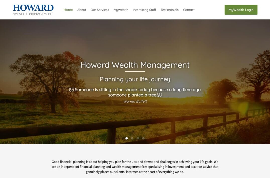 Howard Wealth Management Desktop