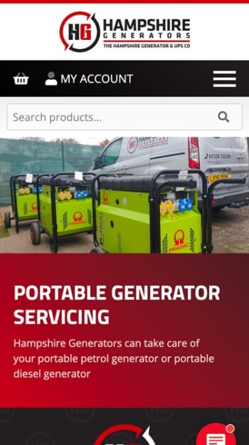 Hampshire Generators Mobile