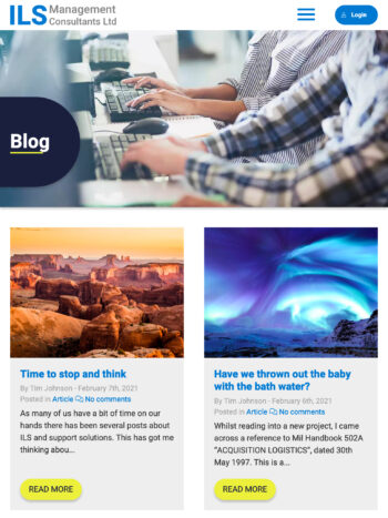 Consultancy & Training Website Design for ILS Management Consultants in Fareham, Hampshire