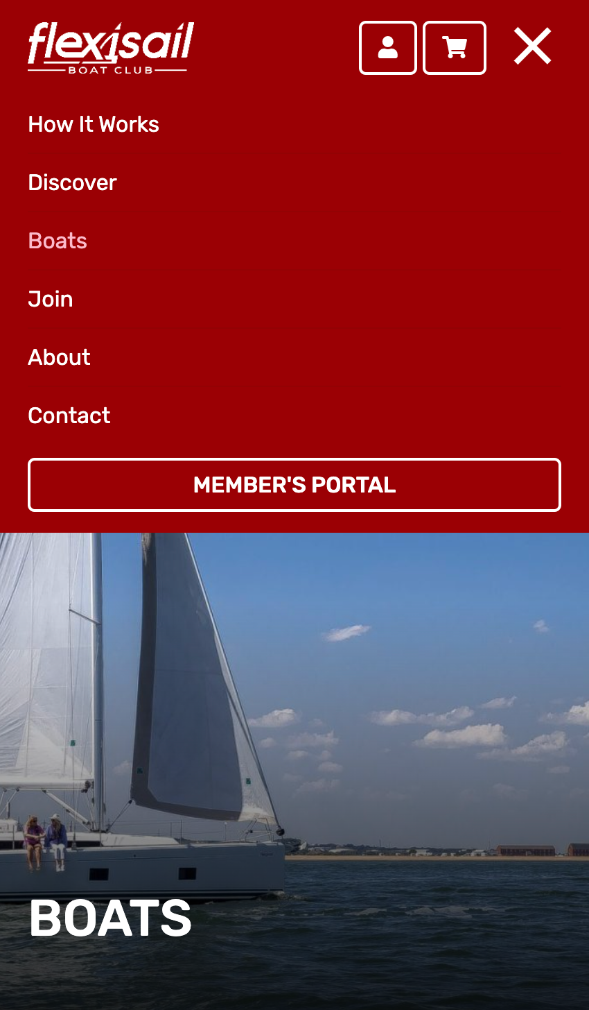 flexisail mobile screenshot 1
