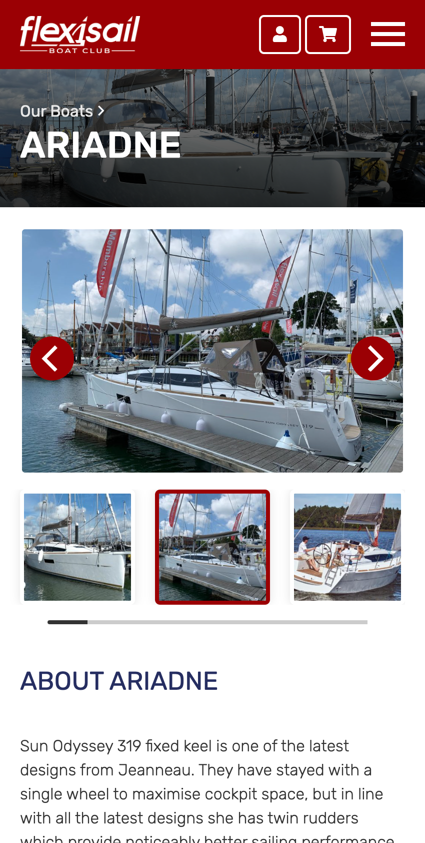 flexisail mobile screenshot 2