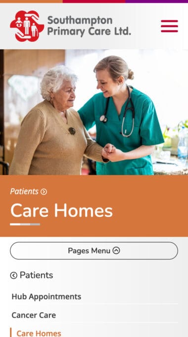 Southampton Primary Care Mobile Preview