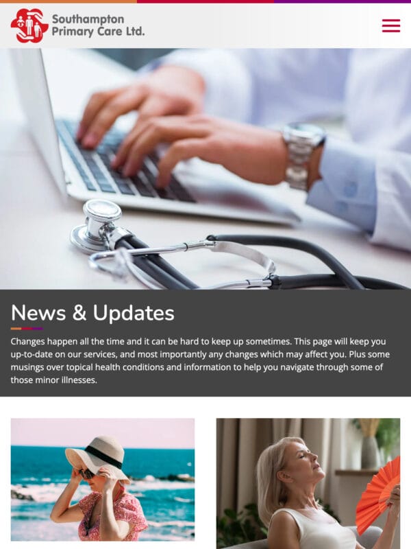 Southampton Primary Care Tablet Preview