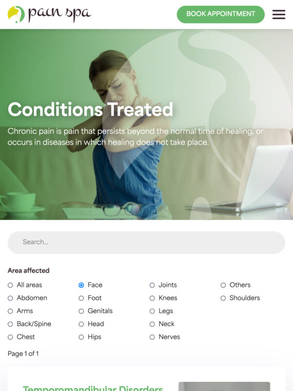 Pain Spa Tablet Preview