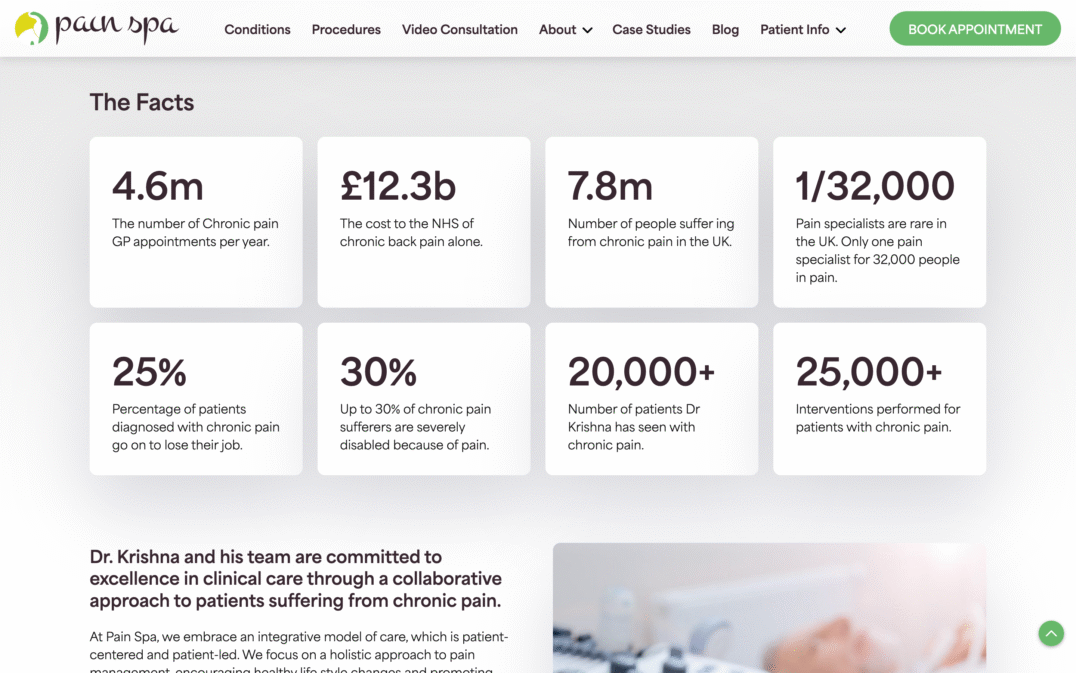 pain spa desktop screenshot 1