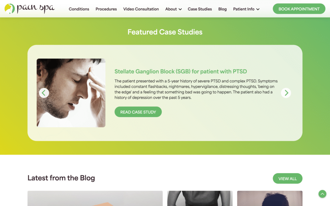 pain spa desktop screenshot 4