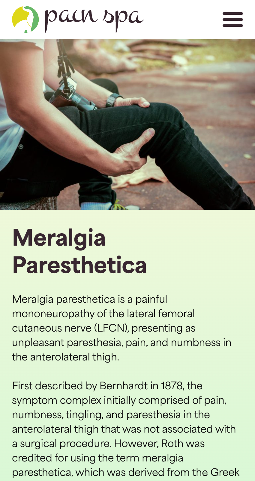 pain spa mobile screenshot 2