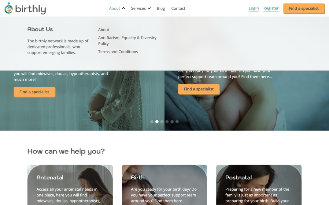 birthly desktop screenshot 1