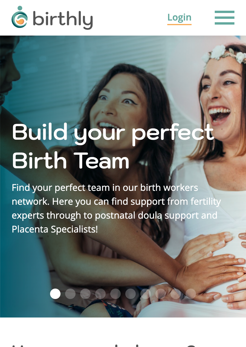 birthly mobile screenshot 1