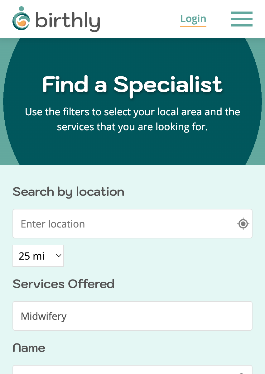 birthly mobile screenshot 2