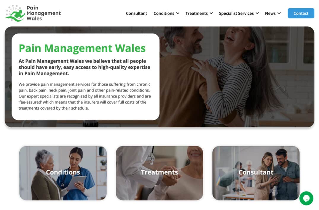 Pain Management Wales Desktop