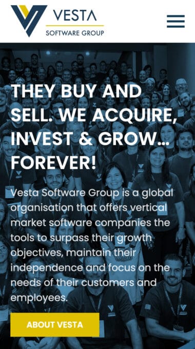 Vesta Software Group Mobile Preview