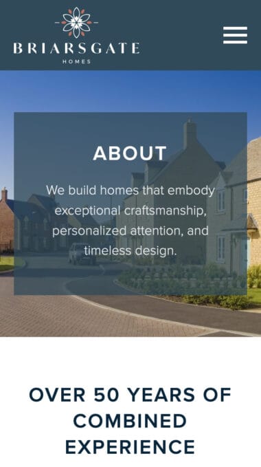 Briarsgate Homes Mobile Preview