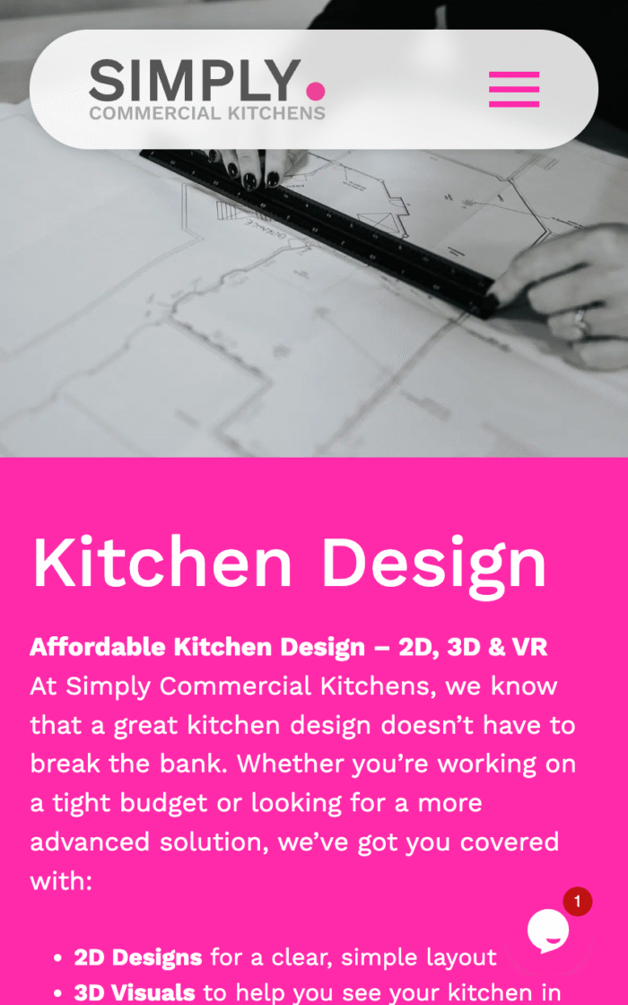 simply commercial kitchens screenshot 2