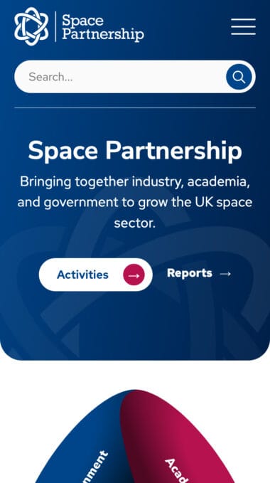 Space Partnership Mobile Preview