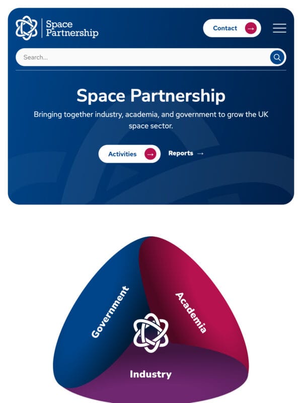 Space Partnership Tablet Preview