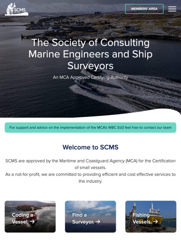 SCMS Tablet Preview