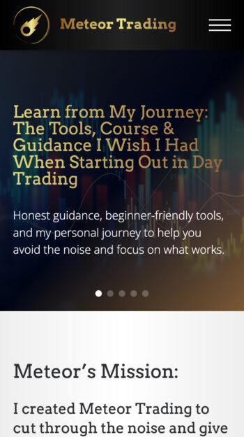 Day Trading Experts Website Design for Meteor Trading in Isle of Wight