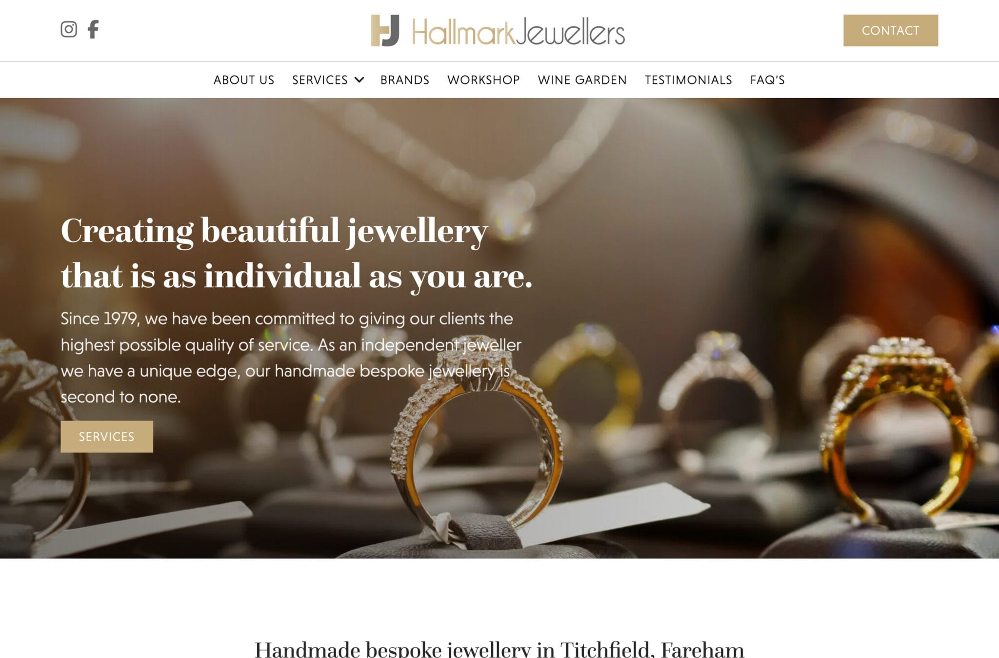 Hallmark Jewellers Website Design | Eldo