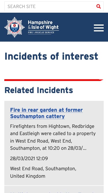 Hants Iow Fire Mobile