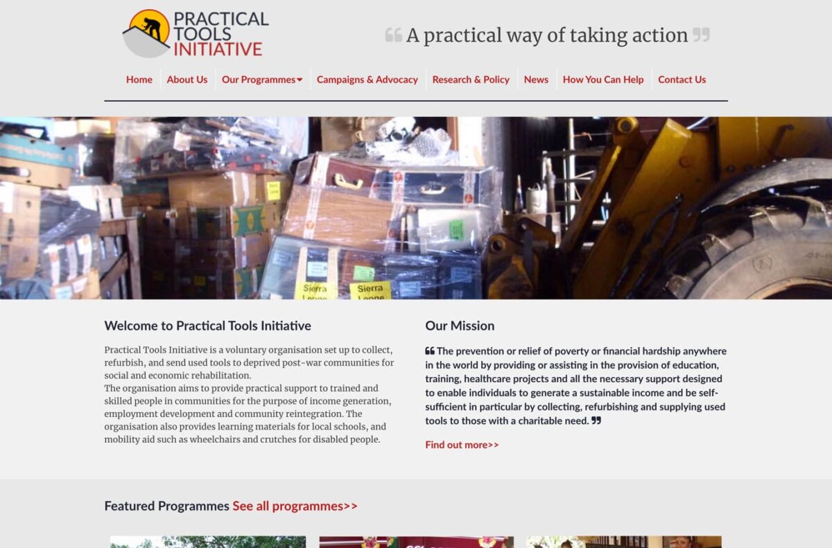 Practical Tools Initiative Desktop