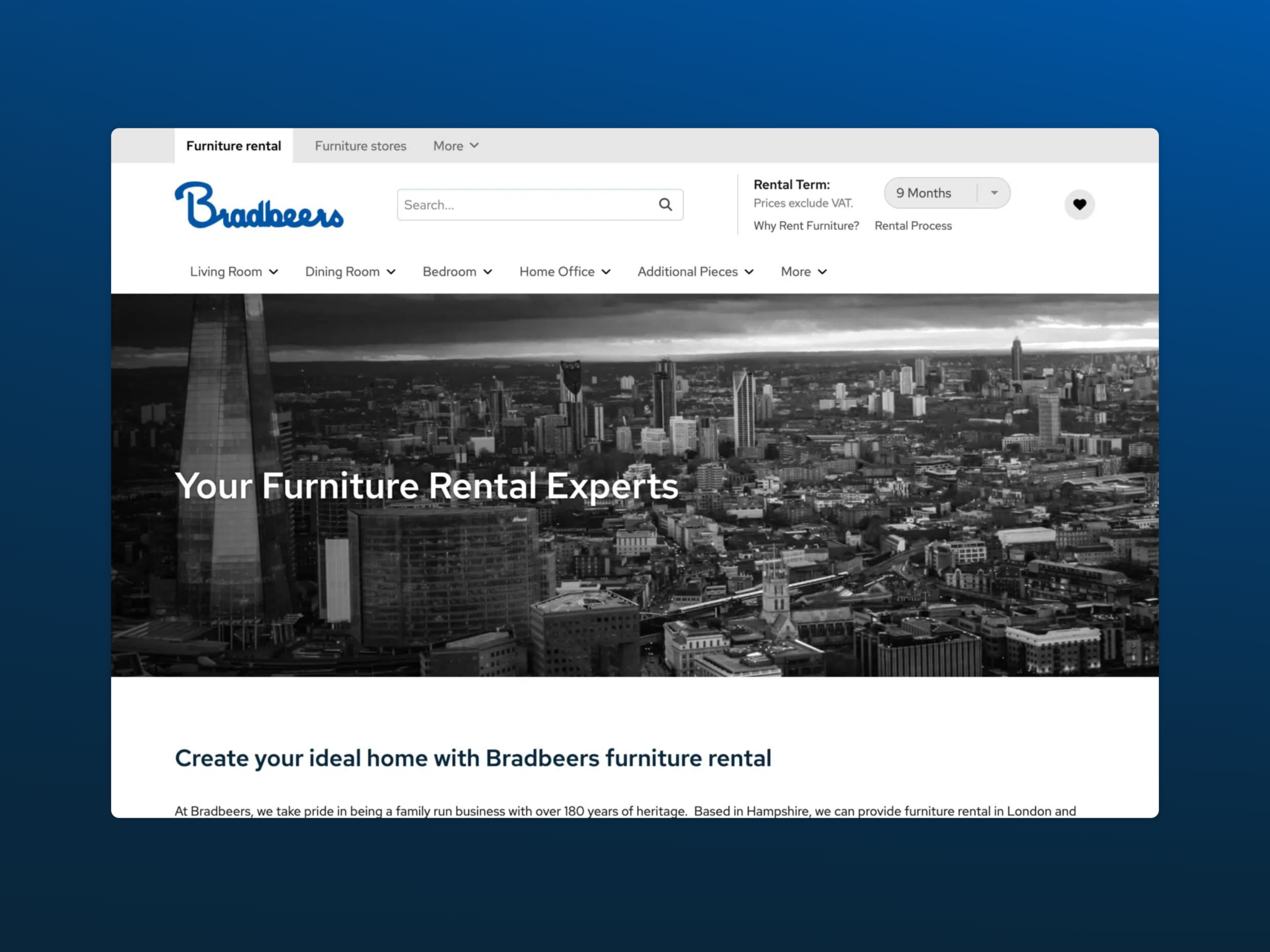 bradbeers furniture rental featured