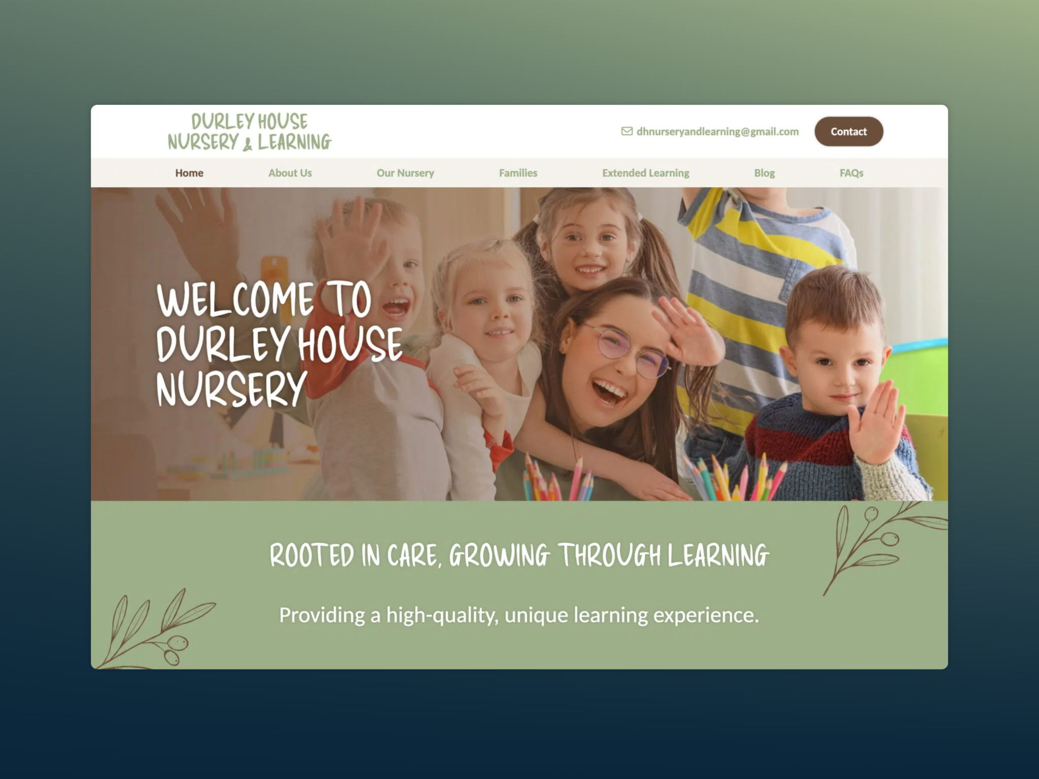 durley house nursery learning featured