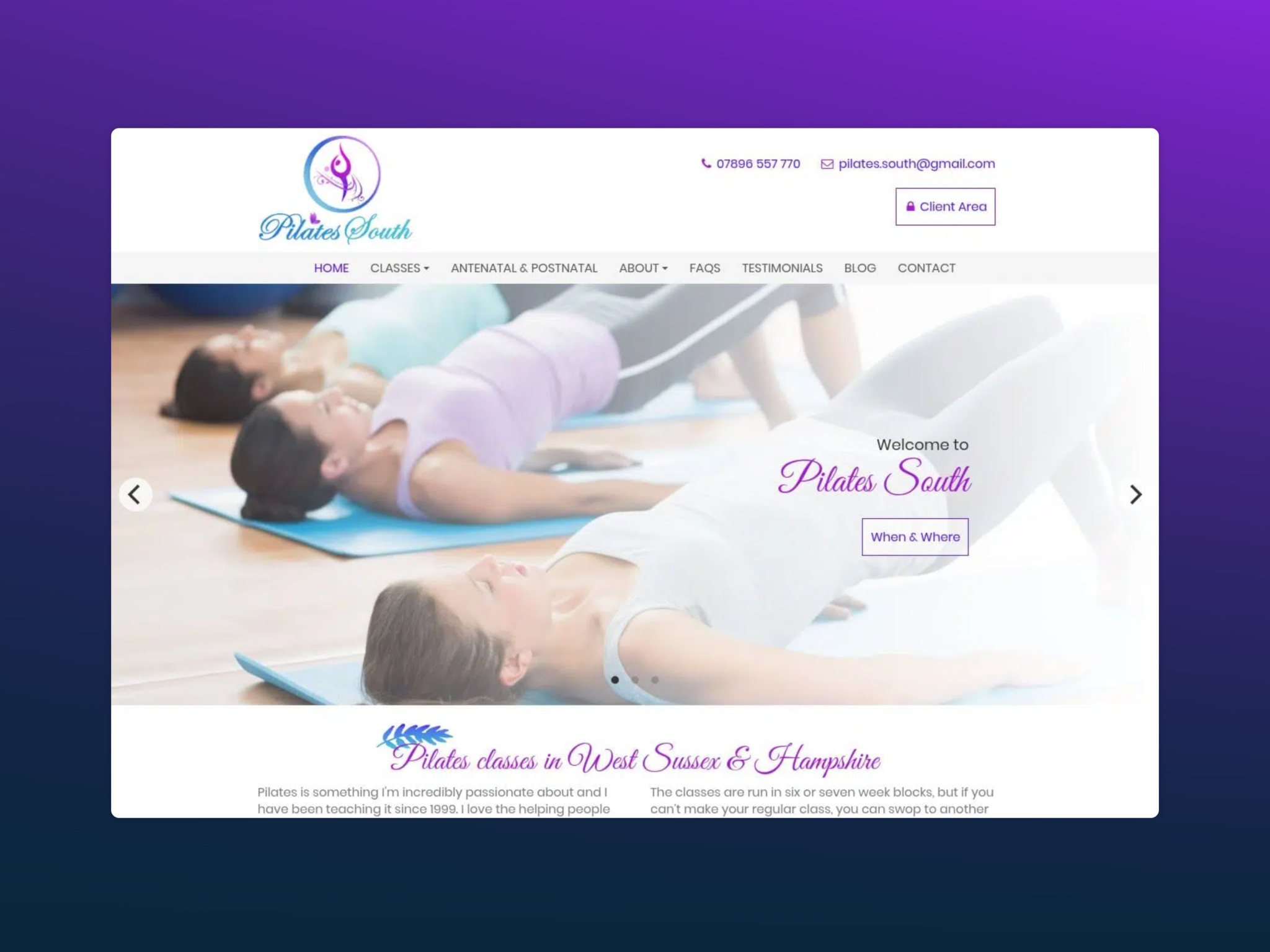 pilates south featured