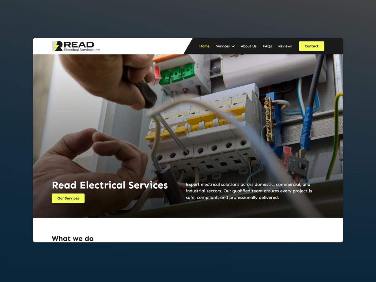 read electrical services featured