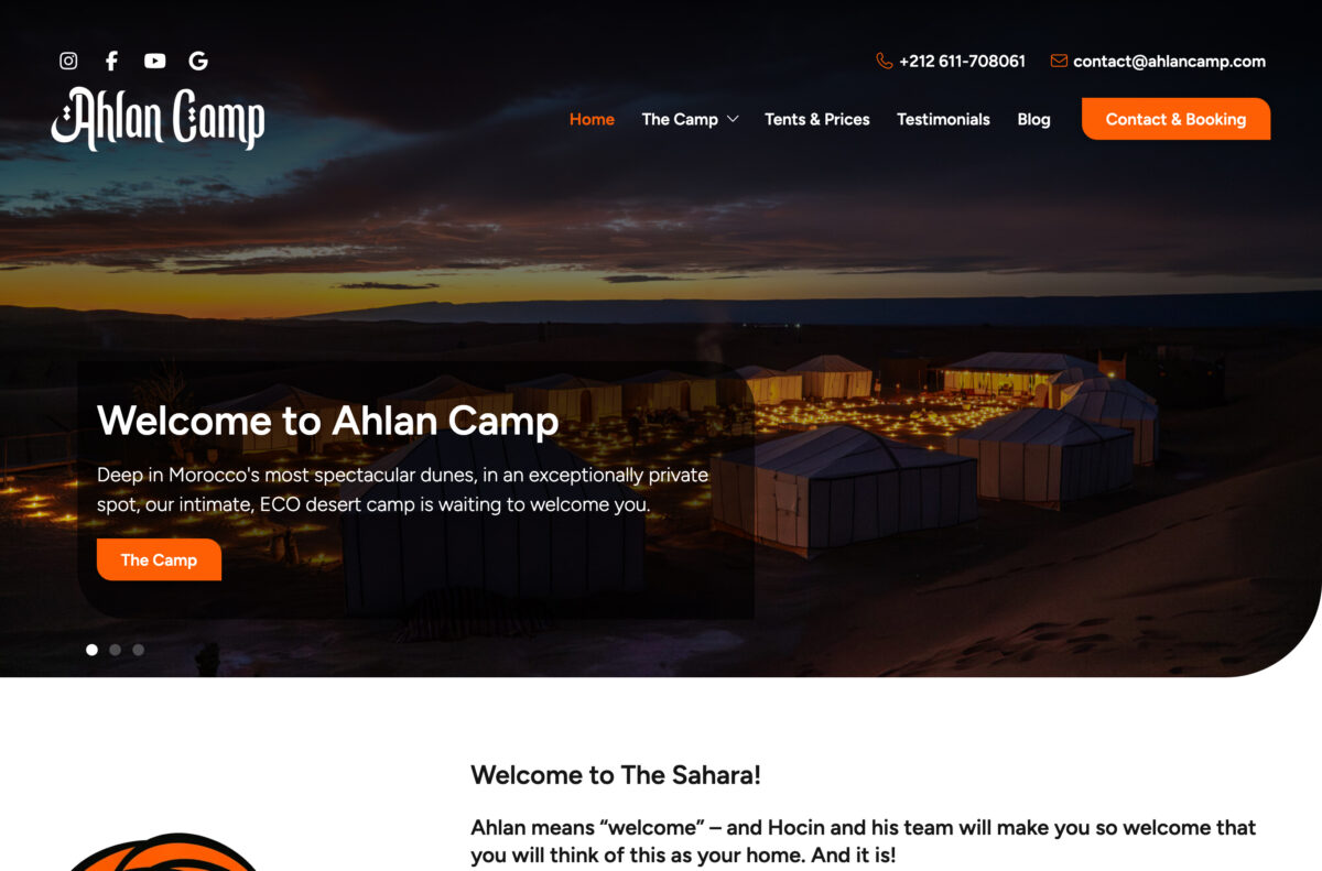 Ahlan Camp Desktop